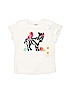 Gymboree 100% Cotton Graphic White Short Sleeve Top Size 2T - photo 1