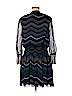 Diane von Furstenberg 100% Silk Blue Casual Dress Size 6 - photo 2