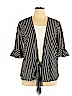 Voila 100% Polyester Black Cardigan Size 2X - photo 1