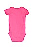 Carter's 100% Cotton Pink Short Sleeve Onesie 0-3 MO / 3 MO - photo 2