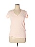 Merona 100% Cotton Pink Short Sleeve Top Size XL - photo 1