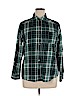North Crest 100% Cotton Green Long Sleeve Button-Down Shirt Size 1X - photo 1