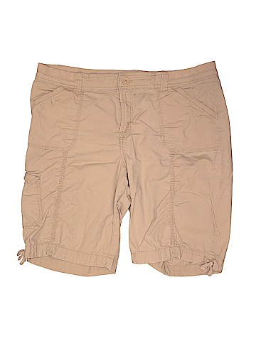 St. John's Bay Khaki Shorts (view 1)