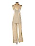 SSO by Danielle 100% Linen Tan Overalls Size XS - photo 2