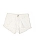 IRO 100% Cotton White Denim Shorts Size 24 waist - photo 1
