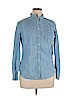 Levi's 100% Cotton Blue Long Sleeve Button-Down Shirt Size XL - photo 1