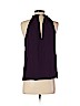 Diane von Furstenberg 100% Silk Purple Sleeveless Silk Top Size P (petite) - photo 2