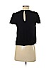 Zara 100% Polyester Black Short Sleeve Blouse Size S - photo 2