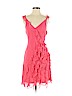 BCBGMAXAZRIA 100% Polyester Pink Cocktail Dress Size 6 - photo 1