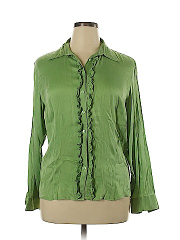 Margaret Frances Long Sleeve Silk Top (view 1)