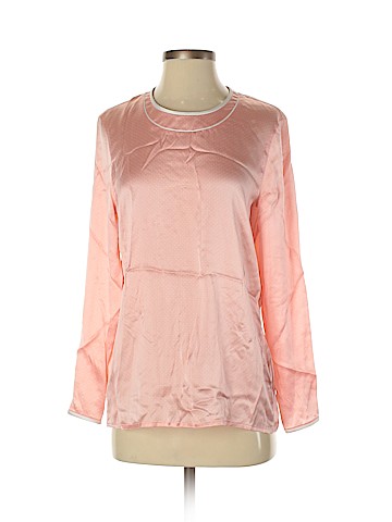 Escada by Margaretha Ley Long Sleeve Silk Top (view 1)