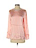 Escada by Margaretha Ley 100% Silk Pink Long Sleeve Silk Top Size EU 34 / US 4 - photo 1