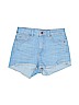 Topshop Blue Denim Shorts Size 26 waist - photo 1