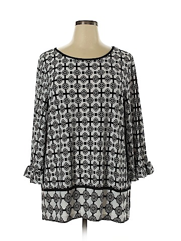 Ruby Rd. 3/4 Sleeve Top (view 1)