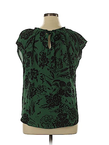 LC Lauren Conrad Short Sleeve Blouse (view 2)