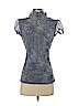 INC International Concepts 100% Nylon Blue Short Sleeve Top Size S (petite) - photo 2