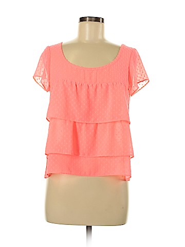 American Eagle Outfitters Short Sleeve Blouse (view 1)