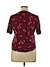 Lauren by Ralph Lauren Burgundy Short Sleeve T-Shirt Size XL - photo 2