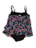 St. John's Bay Black One Piece Swimsuit Size 14 - photo 2