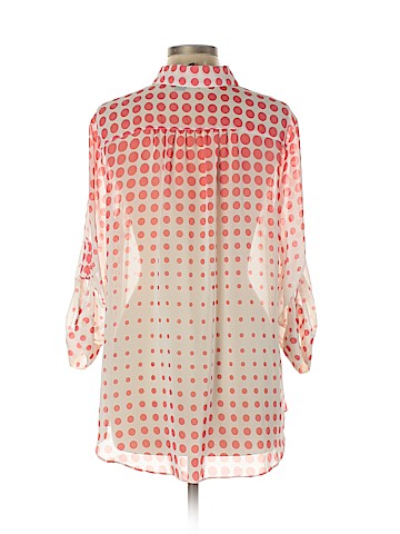 New Directions Long Sleeve Button-Down Shirt (view 2)