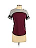 Victoria's Secret Pink Burgundy Short Sleeve T-Shirt Size XS - photo 1