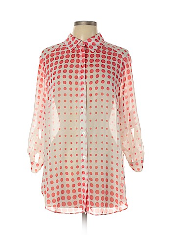 New Directions Long Sleeve Button-Down Shirt (view 1)