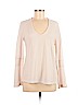 Lucky Brand Ivory Long Sleeve Top Size M - photo 1