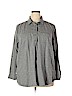 SONOMA life + style 100% Cotton Gray Long Sleeve Button-Down Shirt Size 2X - photo 1
