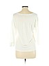 Eileen Fisher 100% Linen White 3/4 Sleeve Top Size S (petite) - photo 2