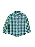 Gymboree 100% Cotton Green Long Sleeve Button-Down Shirt Size XS (kids) - photo 1