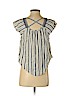 Jolt 100% Cotton Ivory Short Sleeve Blouse Size XS - photo 2