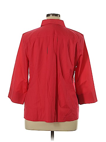 Chico's 3/4 Sleeve Button-Down Shirt (view 2)