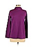 Eileen Fisher 100% Merino Wool Purple Turtleneck Sweater Size M - photo 1