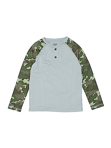 Spotted Zebra Long Sleeve Henley (view 1)