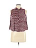 Madewell 100% Cotton Burgundy Sleeveless Button-Down Shirt Size XXS - photo 1