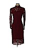 ML Monique Lhuillier Burgundy Cocktail Dress Size 4 - photo 1