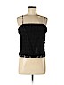 Poleci 100% Rayon Black Sleeveless Blouse Size M - photo 1