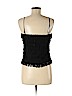Poleci 100% Rayon Black Sleeveless Blouse Size M - photo 2