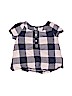 Baby Gap 100% Cotton Blue Short Sleeve Blouse 9-12 MO / 12 MO - photo 1