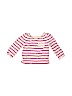 Cherokee 100% Cotton Stripes White 3/4 Sleeve Top 9-12 MO / 12 MO - photo 1
