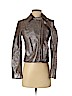 Veda 100% Cow Leather Tan Leather Jacket Size P (petite) - photo 1