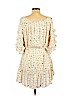 Fate 100% Rayon White Casual Dress Size L - photo 2