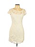 Hollister 100% Nylon White Casual Dress Size L - photo 1