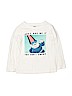 OshKosh B'gosh 100% Cotton White Long Sleeve T-Shirt Size 4 - 5 - photo 1