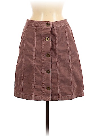 Pilcro and The Letterpress Denim Skirt (view 1)