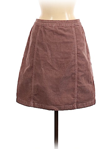 Pilcro and The Letterpress Denim Skirt (view 2)