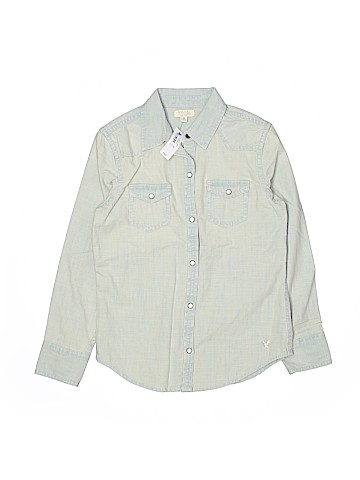 77Kids by American Eagle Long Sleeve Button-Down Shirt (view 1)