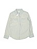 77Kids by American Eagle 100% Cotton Blue Long Sleeve Button-Down Shirt Size S (kids) - photo 1