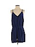 Annie Griffin 100% Silk Blue Romper Size 6 - photo 1