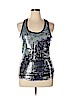 Iz Byer 100% Polyester Black Sleeveless Top Size L - photo 1